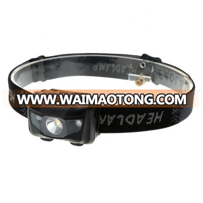 Hot sale 3W lightweight aaa headlamp with red light